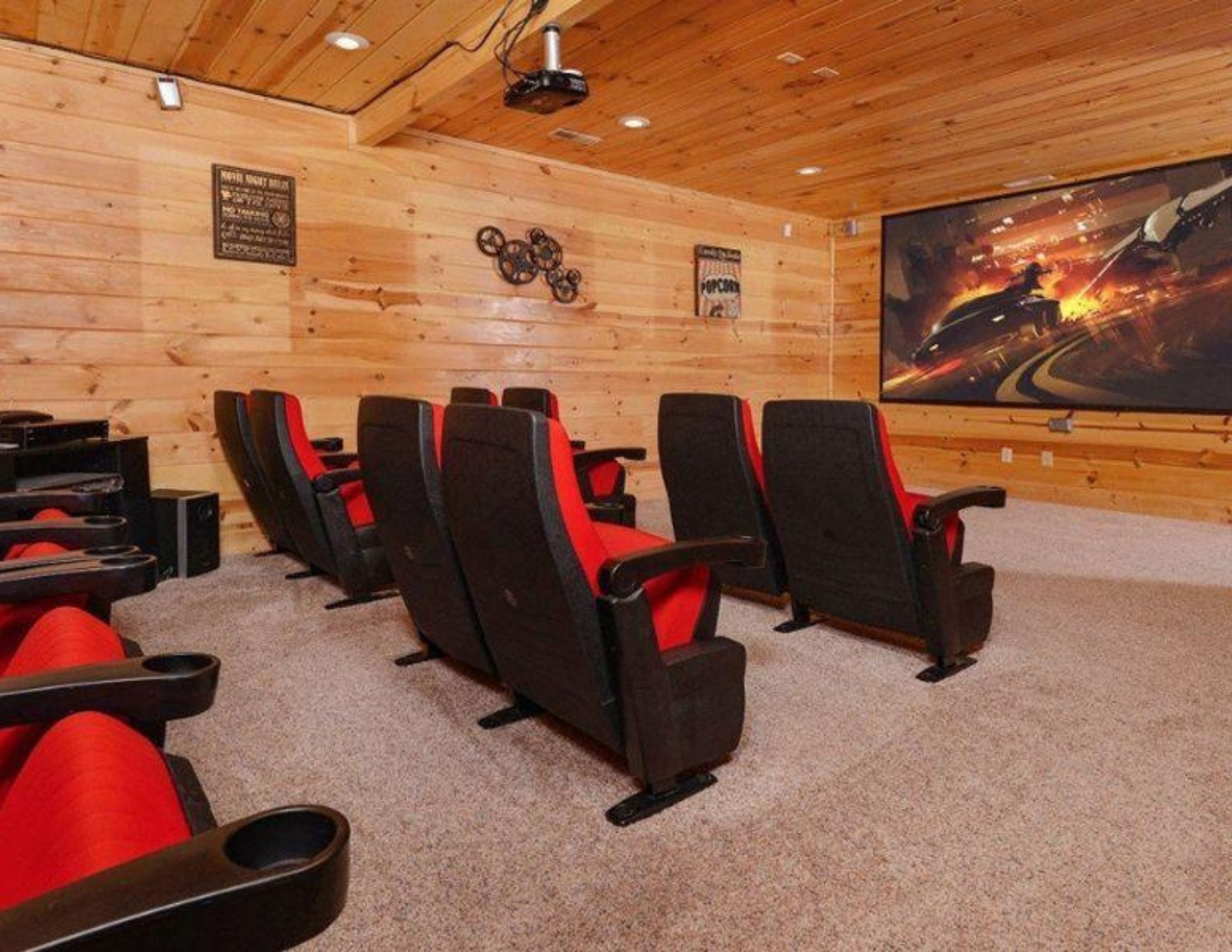 Pigeon Forge Cabins with a Movie Theater