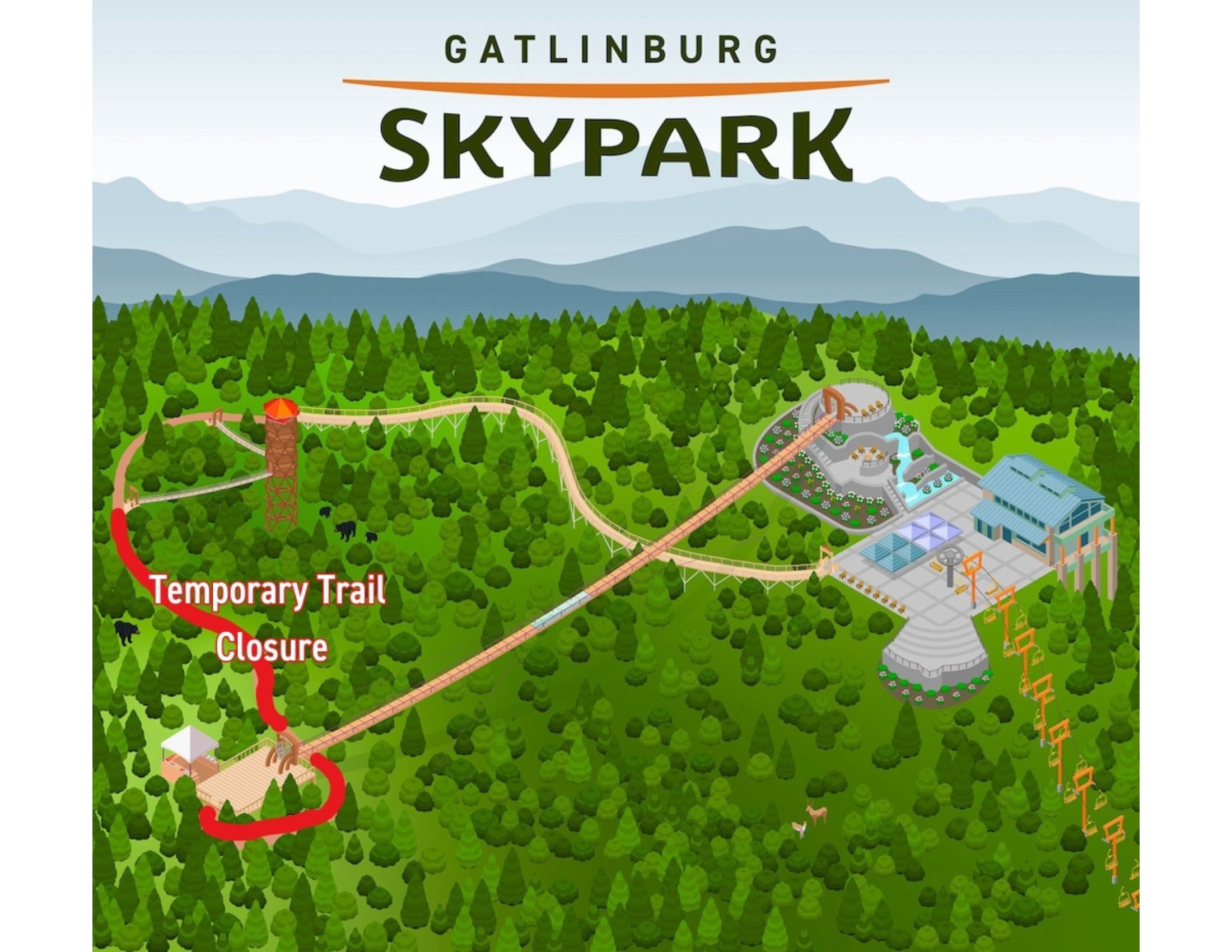 Gatlinburg SkyPark Map